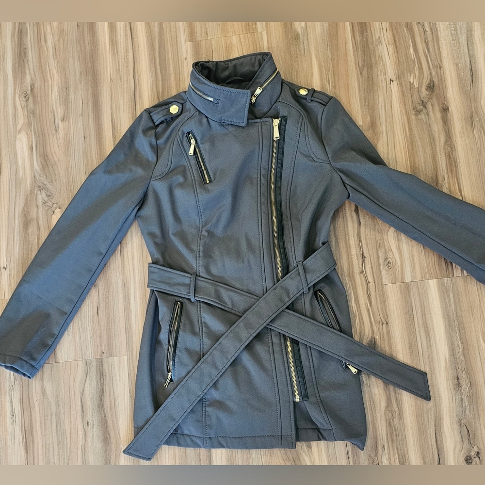 Womens Michael Kors Trench with Hood
